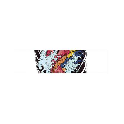 Japanese Koi Carp Tattoo Print Bed Runner