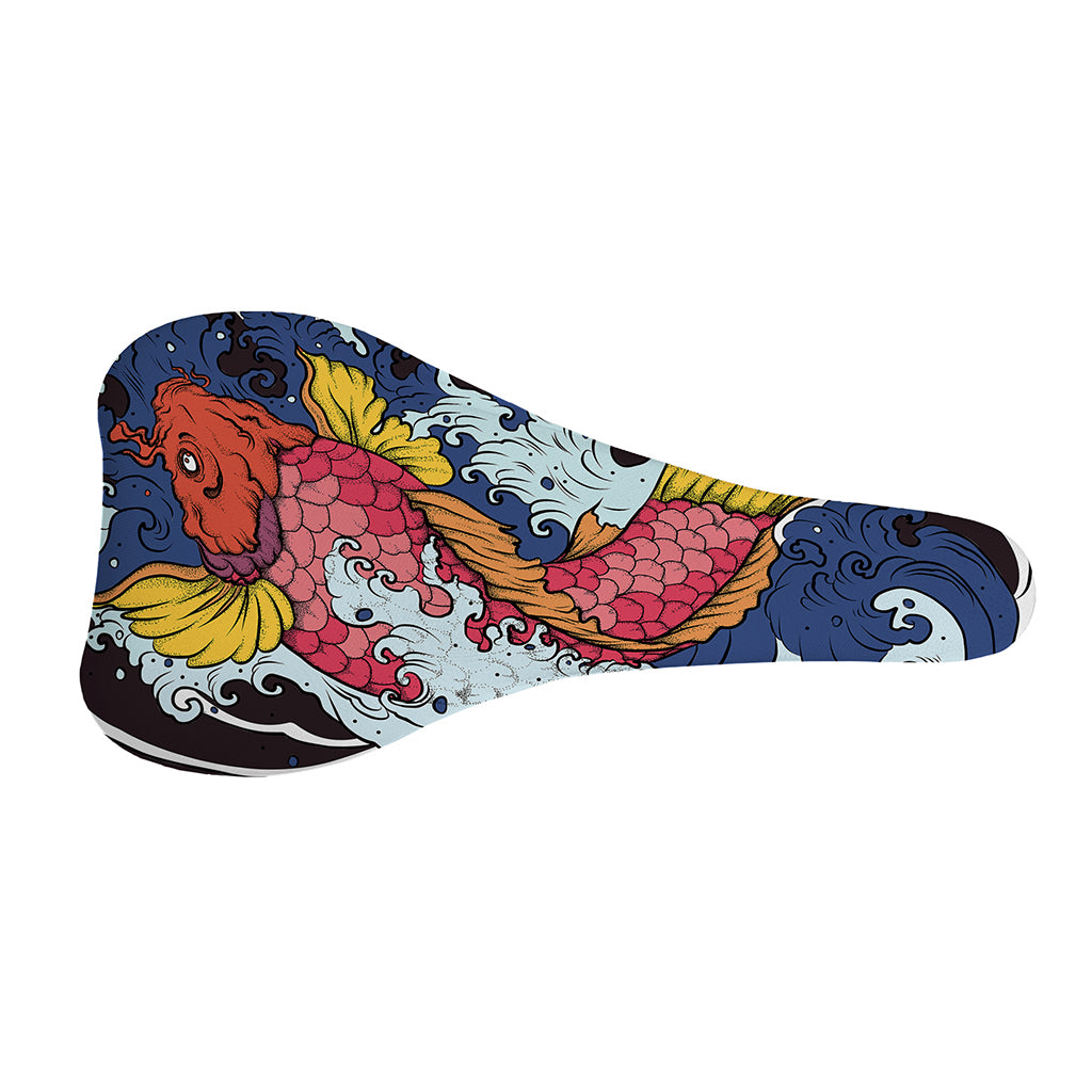 Japanese Koi Carp Tattoo Print Bicycle Seat Cover