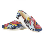 Japanese Koi Carp Tattoo Print Casual Shoes