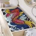 Japanese Koi Carp Tattoo Print Changing Pad Cover