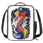 Japanese Koi Carp Tattoo Print Crossbody Lunch Bag