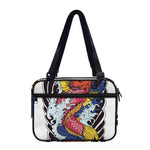 Japanese Koi Carp Tattoo Print Double Strap Bible Bag