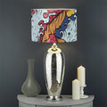 Japanese Koi Carp Tattoo Print Drum Lamp Shade