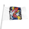 Japanese Koi Carp Tattoo Print Flag