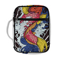 Japanese Koi Carp Tattoo Print Front Pocket Bible Bag