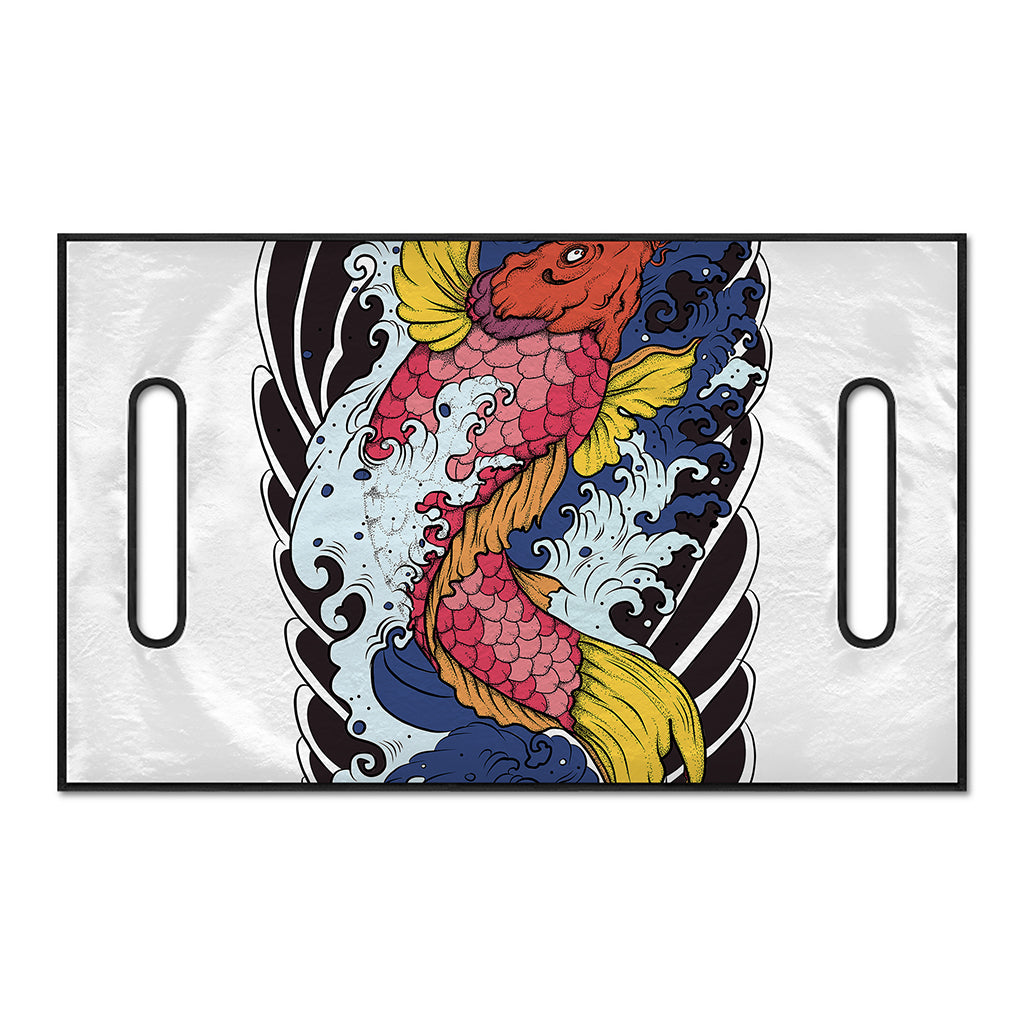 Japanese Koi Carp Tattoo Print Golf Cart Seat Cover