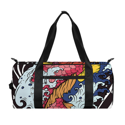 Japanese Koi Carp Tattoo Print Gym Bag
