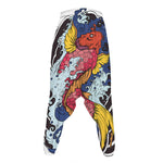 Japanese Koi Carp Tattoo Print Hammer Pants