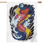 Japanese Koi Carp Tattoo Print House Flag