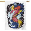 Japanese Koi Carp Tattoo Print House Flag