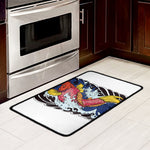 Japanese Koi Carp Tattoo Print Kitchen Mat