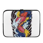 Japanese Koi Carp Tattoo Print Laptop Sleeve
