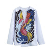 Japanese Koi Carp Tattoo Print Long Sleeve Short Coat