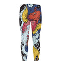 Japanese Koi Carp Tattoo Print Men's Leggings