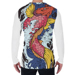 Japanese Koi Carp Tattoo Print Men's Long Sleeve T-Shirt