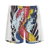 Japanese Koi Carp Tattoo Print Men's Sports Shorts