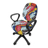 Japanese Koi Carp Tattoo Print Office Chair Cover