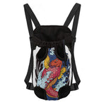 Japanese Koi Carp Tattoo Print Pet Carrier Backpack