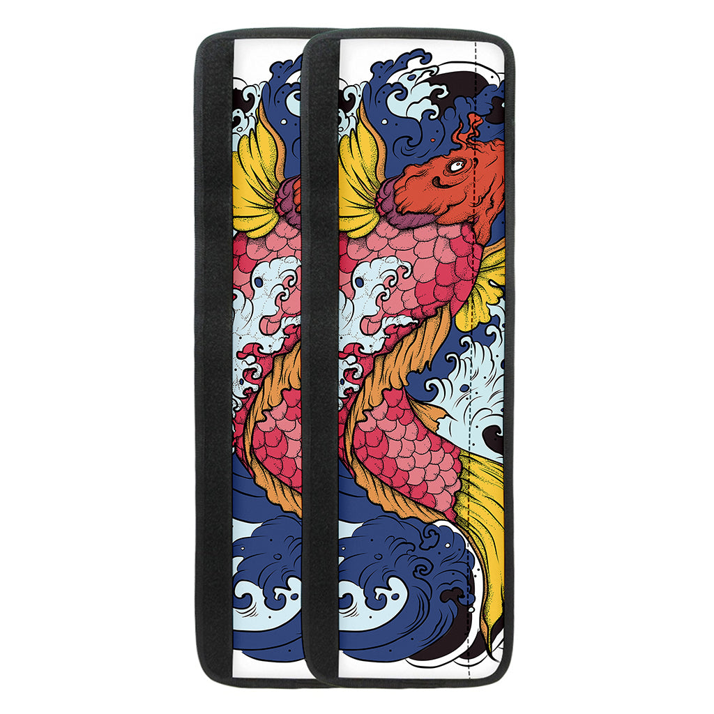Japanese Koi Carp Tattoo Print Refrigerator Handle Covers