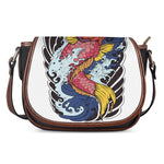 Japanese Koi Carp Tattoo Print Saddle Bag