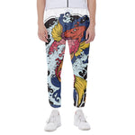 Japanese Koi Carp Tattoo Print Scuba Joggers