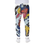 Japanese Koi Carp Tattoo Print Scuba Joggers