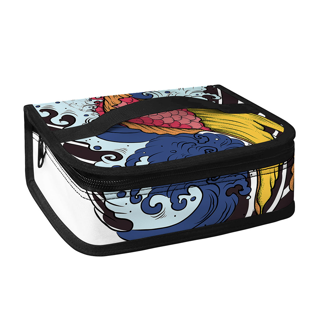 Japanese Koi Carp Tattoo Print Small Lunch Bag