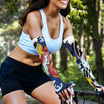 Japanese Koi Carp Tattoo Print Sun Protection Arm Sleeves