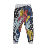 Japanese Koi Carp Tattoo Print Sweatpants