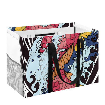Japanese Koi Carp Tattoo Print Utility Tote Bag