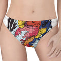 Japanese Koi Carp Tattoo Print Women's Thong
