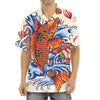 Japanese Koi Fish Tattoo Print Aloha Shirt