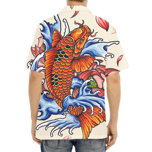 Japanese Koi Fish Tattoo Print Aloha Shirt