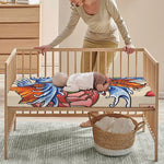 Japanese Koi Fish Tattoo Print Baby Crib Sheet