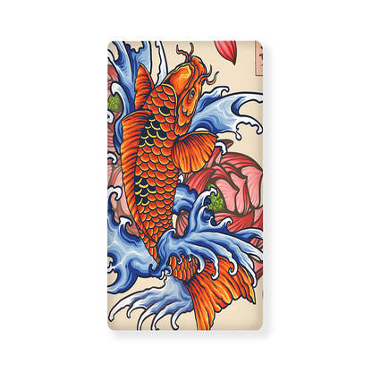 Japanese Koi Fish Tattoo Print Baby Crib Sheet