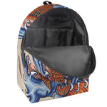 Japanese Koi Fish Tattoo Print Backpack