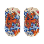 Japanese Koi Fish Tattoo Print Bar Stool Covers