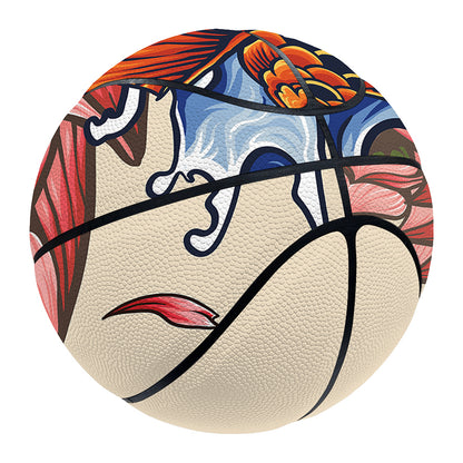 Japanese Koi Fish Tattoo Print Basketball