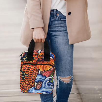 Japanese Koi Fish Tattoo Print Bible Tote Bag