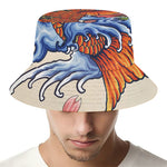 Japanese Koi Fish Tattoo Print Bucket Hat