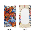 Japanese Koi Fish Tattoo Print Changing Pad Cover