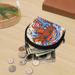 Japanese Koi Fish Tattoo Print Coin Purse