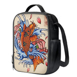 Japanese Koi Fish Tattoo Print Crossbody Lunch Bag