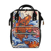 Japanese Koi Fish Tattoo Print Diaper Bag