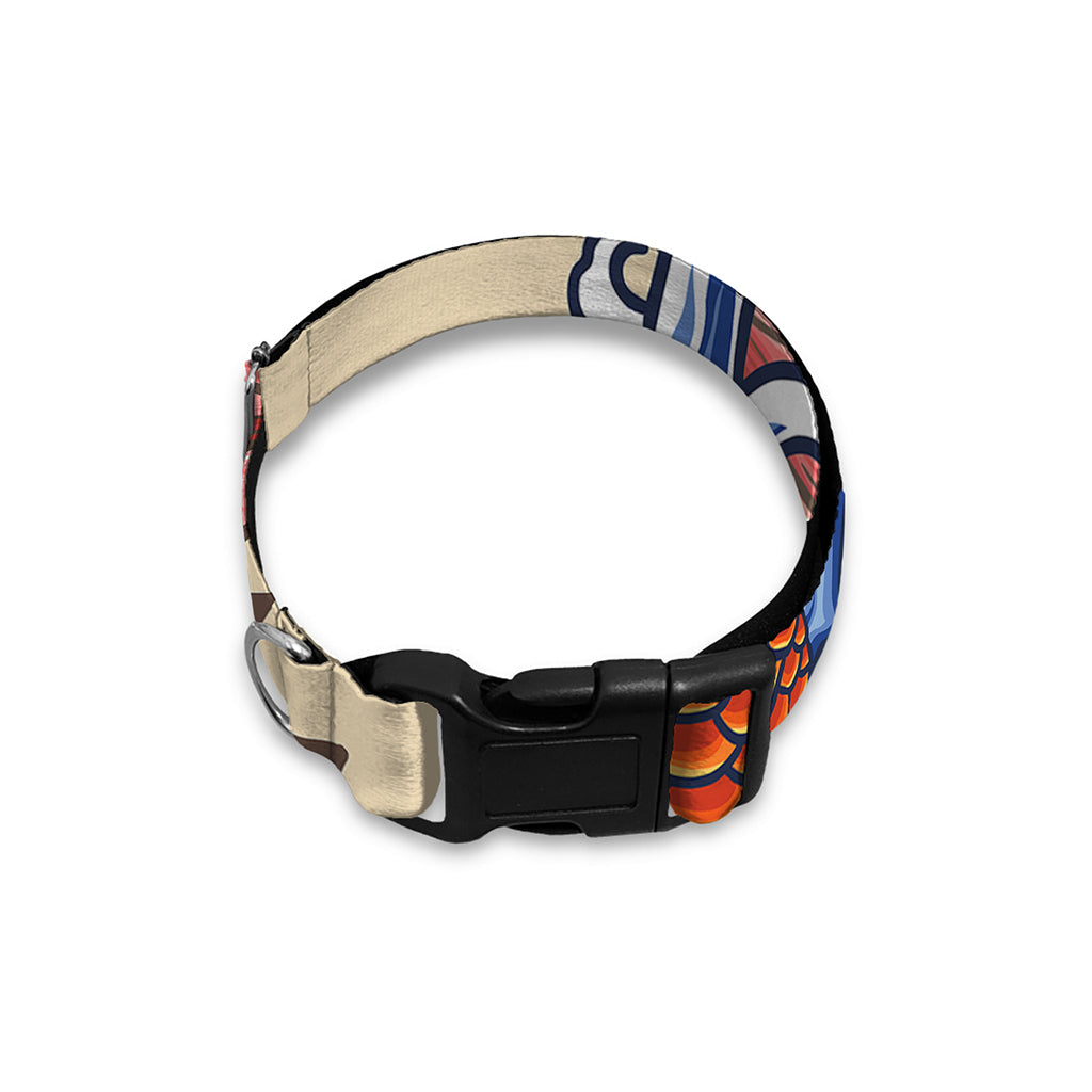 Japanese Koi Fish Tattoo Print Dog Collar