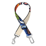 Japanese Koi Fish Tattoo Print Dog Seat Belt