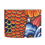 Japanese Koi Fish Tattoo Print Drum Lamp Shade