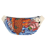 Japanese Koi Fish Tattoo Print Fanny Pack