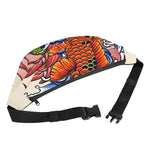 Japanese Koi Fish Tattoo Print Fanny Pack