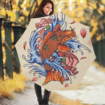 Japanese Koi Fish Tattoo Print Foldable Umbrella